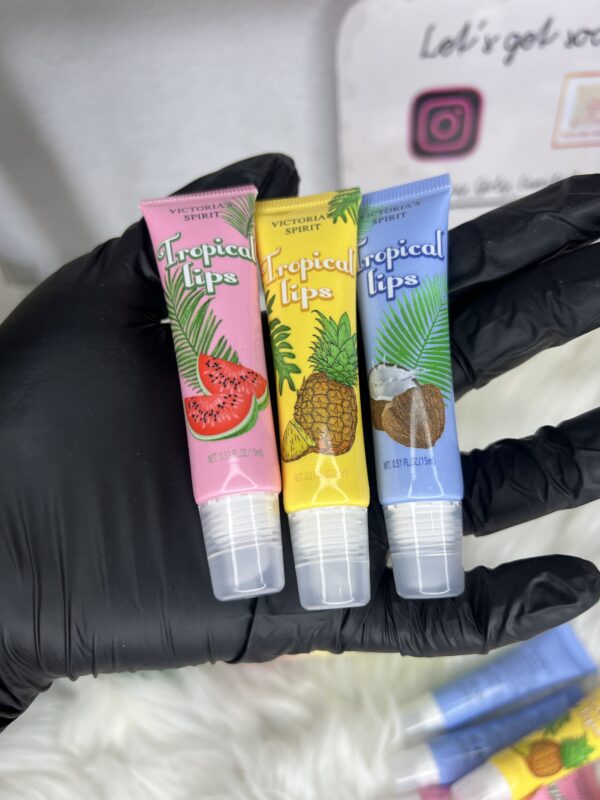 Tropical, ushas & ushas flavored lipgloss