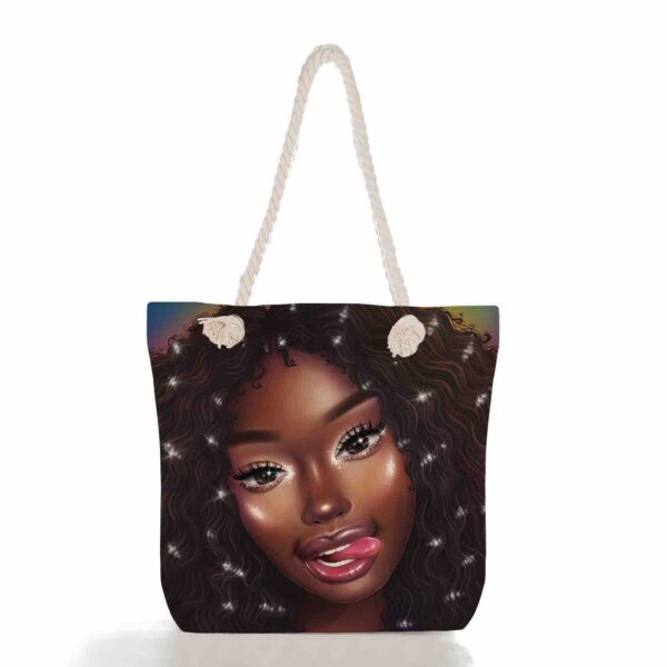 Graphic tote bag
