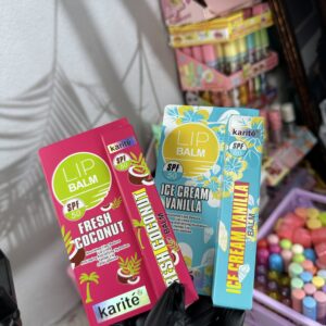 Karite fresh coconut and ice cream vanilla lip balm + SPF 50